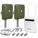 4G LTE комплект для військових World Vision 4G CONNECT Standard + 2 антени ENERGY MIMO 2&times;15 дБ зелені 6891 фото 1