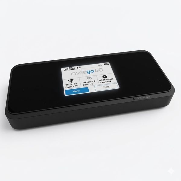 Автомобільний комплект Inseego MiFi M2100 з двома антенами Shark TS9. Wi-Fi 6, 5G/4G LTE, до 30 пристроїв і автономна робота. 6901 фото