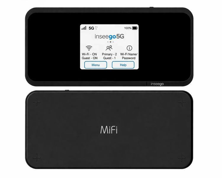 Автомобільний комплект Inseego MiFi M2100 з двома антенами Shark TS9. Wi-Fi 6, 5G/4G LTE, до 30 пристроїв і автономна робота. 6901 фото