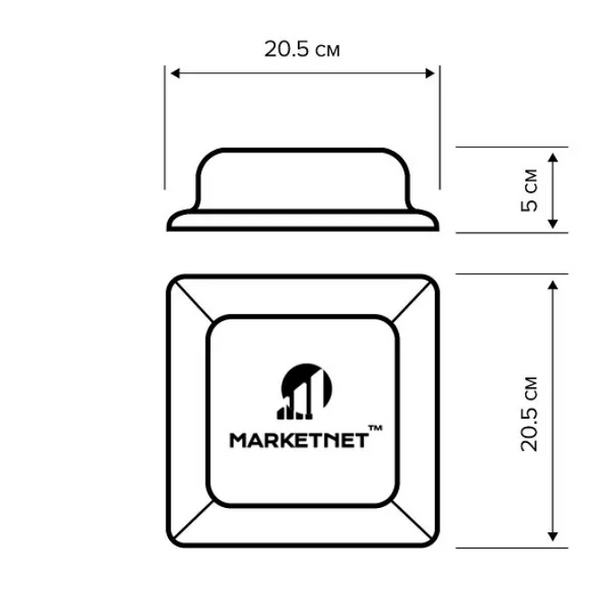 Панельна 4.5G LTE антена MIMO MarketNet T800 18 дБ 5984 фото