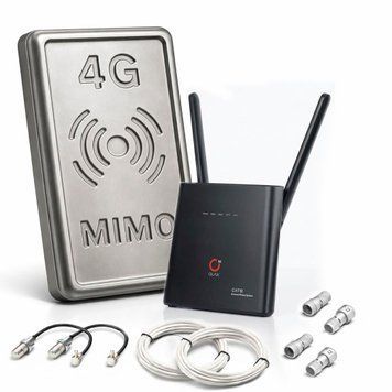 Комплект 4G интернет в село OLAX AX9 Pro + антена Rnet MIMO 2x17 дБ 900-2700 МГц 6853 фото