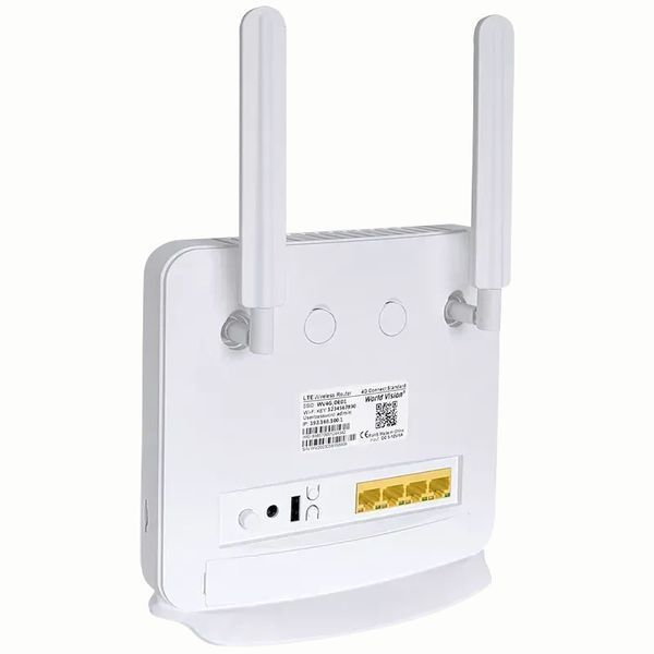 Комплект в село 4G Wi-Fi роутер World Vision 4G CONNECT STANDARD + антена Energy MIMO 2&times;15 dBi біла 6906 фото