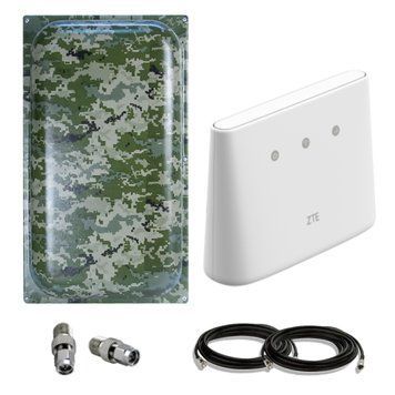 4G WiFi роутер ZTE MF293N + 4G панельна антена MAXI MIMO 22 Дбi 824-960/1700-2700 мГц 5995 фото