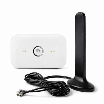 4G інтернет комплект автомобільний wifi роутер Huawei E5573 + автомобільна антена MIMO 16 Дб 6668 фото