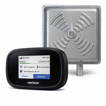 4G WIFI за містом роутер Novatel 7730 + антена ENERGY MIMO 24 дБ (1700&ndash;2700 МГц) 6868 фото