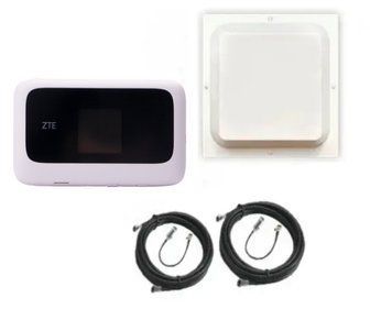 Модем 3G/4G WiFi роутер ZTE MF910 + антенна mimo квардат 17дб + кабель 2х10м + 2 переходника 5975 фото