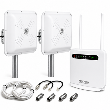 4G LTE комплект на дачу World Vision 4G CONNECT Standard + 2 антени ENERGY MIMO 2&times;15 дБ 6893 фото