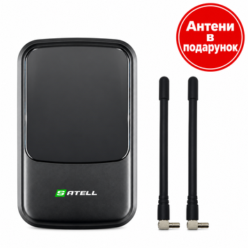 4G LTE WiFi роутер Satell F3000 Black + 2 термінальні антени по 3 Дб 6625 фото