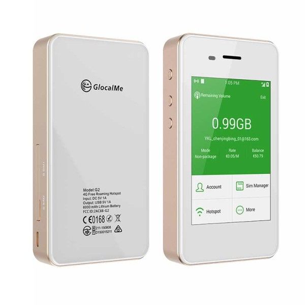 4G LTE WiFi роутер GlocalMe G2 на 2 SIM-картки з функцією PowerBank 609 фото