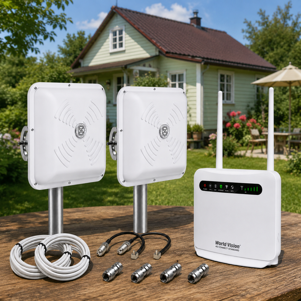 4G LTE комплект на дачу World Vision 4G CONNECT Standard + 2 антени ENERGY MIMO 2&times;15 дБ 6893 фото