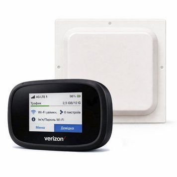 4G комплект інтернету роутер Novatel 7730 для села та дачі + антена MIMO 17 дБ Rnet 6870 фото