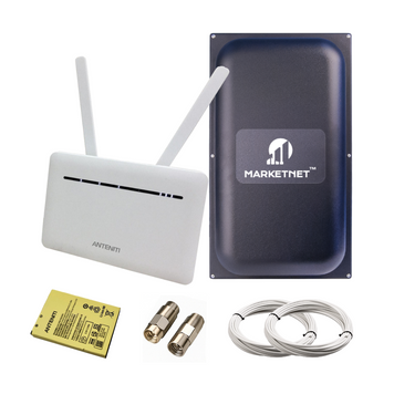 Интернет комплект 4G роутер ANTENITI B535 с АКБ + антенна Маркетнет Maxi 22 дБ 6722 фото