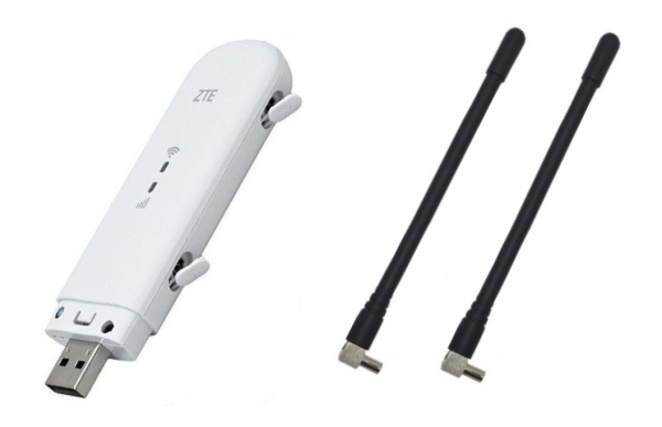 4G WiFI комплект ZTE MF79U + 2 терминальные антенны 4G LTE по 3 Дб 589 фото