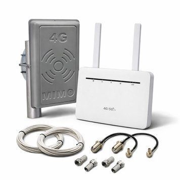 Комплект 4G  роутер ANTENITI B535-NA + панельная антенна MIMO 2&times;17 dBi 6794 фото