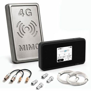 5G 4G комплект интернета полевой Novatel Inseego M2100 Box + антенна 2x17 дБ все частоты 6830 фото