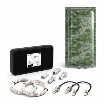 Комплект 4G 5G интернета Novatel Inseego M2100 Box для слабого сигнала + антенна 22 дБ Милитари 6831 фото