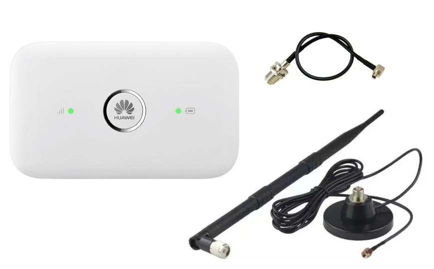 4G интернет комплект автомобильный wifi роутер Huawei E5573 +автомобильная антенна 10 дб 800-2700 МГц 5916 фото