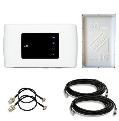 Антенный комплект 3G/4G интернет (роутер ZTE MF920, антенна Mega MIMO 36 Дб ) 495 фото