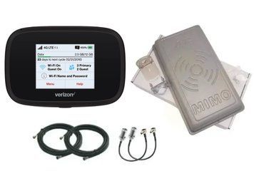 4G WIFI комплект роутер Novatel 7730 + 4G LTE панельна антена RNet MIMO 2х17 Дб 900-2700 МГц 5966 фото