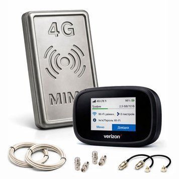 4G WIFI комплект роутер Novatel 7730 + 4G LTE панельна антена RNet MIMO 2х17 Дб 900-2700 МГц 5966 фото