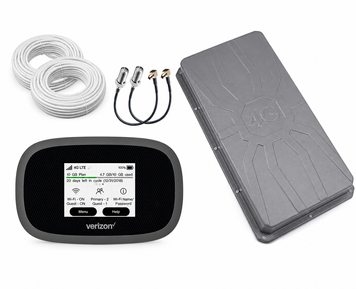 4G інтернет комплект WIFI роутер Novatel MiFi 8800L та 4G LTE антена Spider MIMO 2х16 від Runbit 603 фото