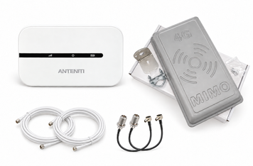 4G антенный комплект WIFI роутер Anteniti E5576 + 4G антенна  Rnet MIMO 2Х17 Дб 900-2700 мГц 5968 фото