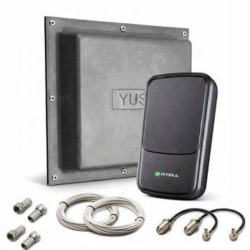4G комплект: панельная антенна YUST MIMO 17 dBi + роутер Satell F3000 6839 фото