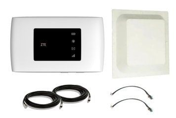 4G інтернет комплект роутер ZTE MF920u + антена квадрат R-net MIMO 2x17 Дб 5930 фото