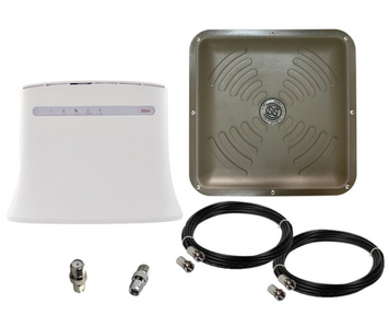 4G интернет комплект стационарный wifi роутер ZTE MF283 и антенна ENERGY MIMO 2x15 дБ 5979 фото