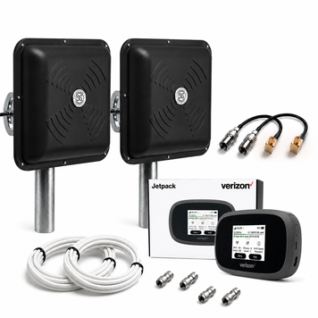 Комплект 4G LTE WiFi роутер Novatel MiFi 8800L BOX + 2 антени Energy MIMO 2&times;15 дБ чорні + кабелі та перехідники 6898 фото