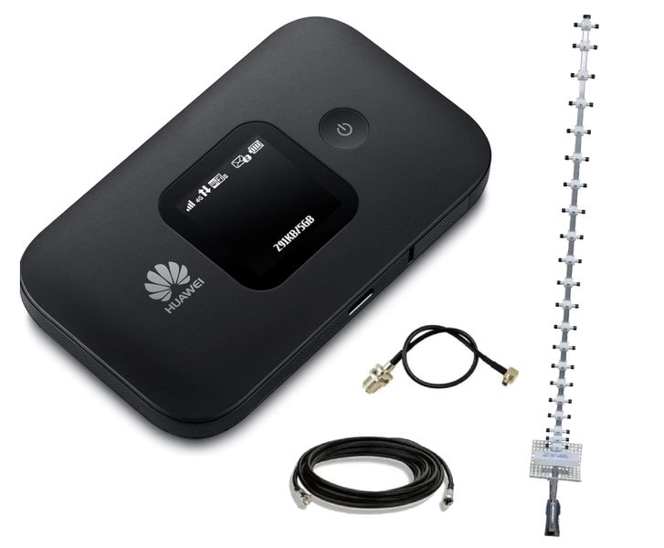 Комплект роутер 3G/4G WI-FI модем Huawei E5577 с антенной 3G/4G  Стрела 21Дб 1700-2170 МГц 5933 фото